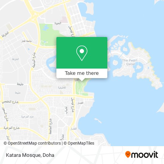 Katara Mosque map