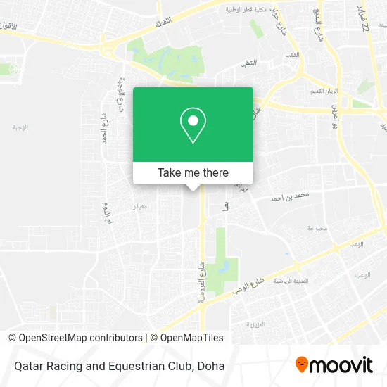 Qatar Racing and Equestrian Club map