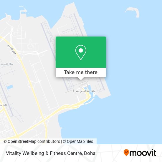 Vitality Wellbeing & Fitness Centre map