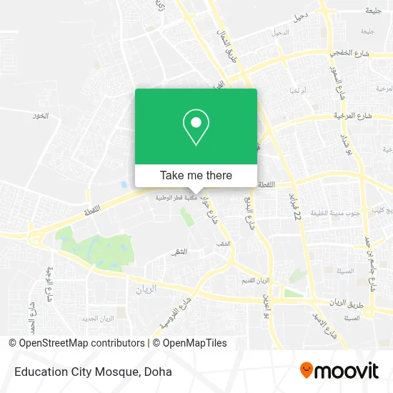 Education City Mosque map