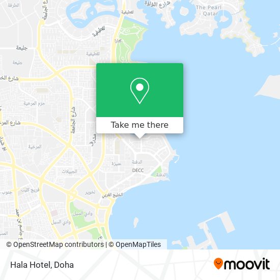 Hala Hotel map