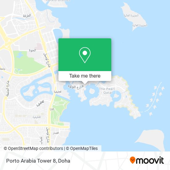 Porto Arabia Tower 8 map