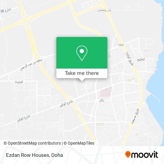 Ezdan Row Houses map