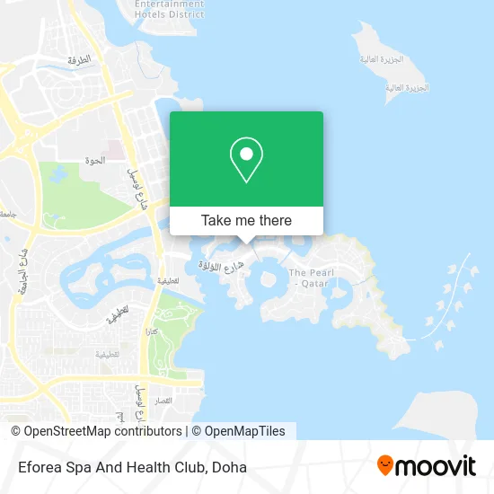 Eforea Spa and Health Club map