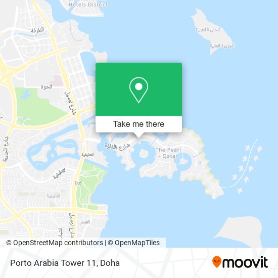 Porto Arabia Tower 11 map