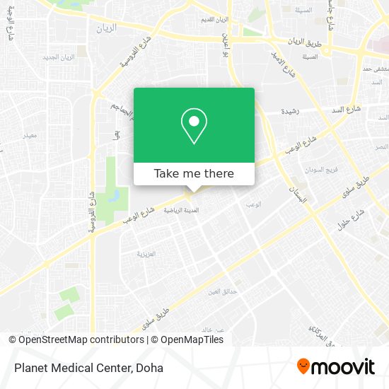 Planet Medical Center map