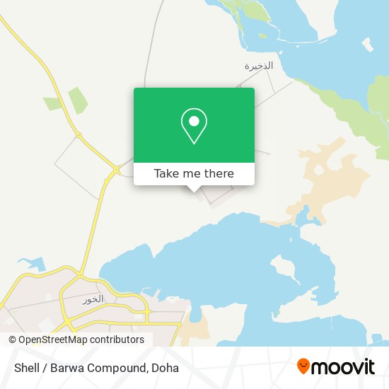 Shell / Barwa Compound map