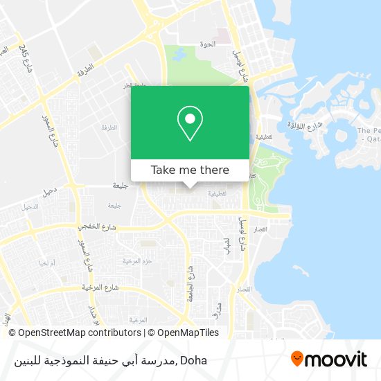 مدرسة أبي حنيفة النموذجية للبنين map