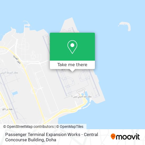 Passenger Terminal Expansion Works - Central Concourse Building map