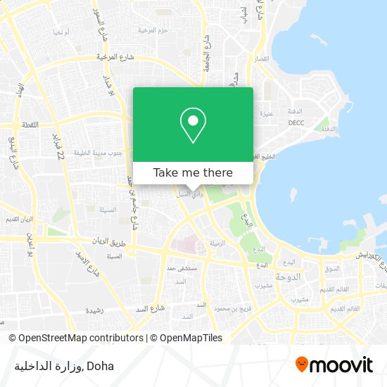 وزارة الداخلية map