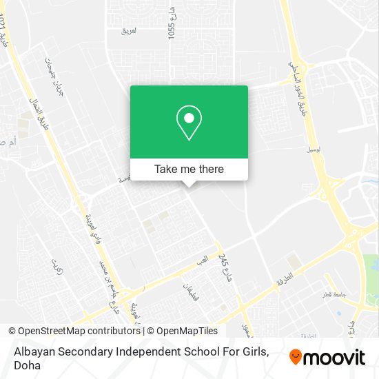 Albayan Secondary Independent School For Girls map