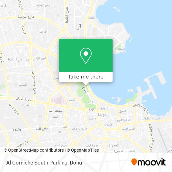 Al Corniche South Parking map