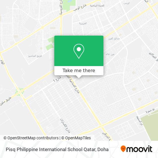 Pisq  Philippine International School Qatar map