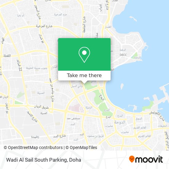 Wadi Al Sail South Parking map