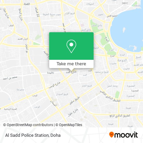 Al Sadd Police Station map
