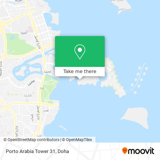 Porto Arabia Tower 31 map