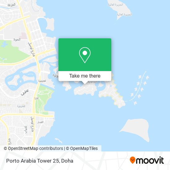 Porto Arabia Tower 25 map