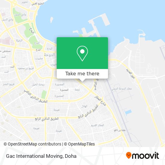 Gac International Moving map