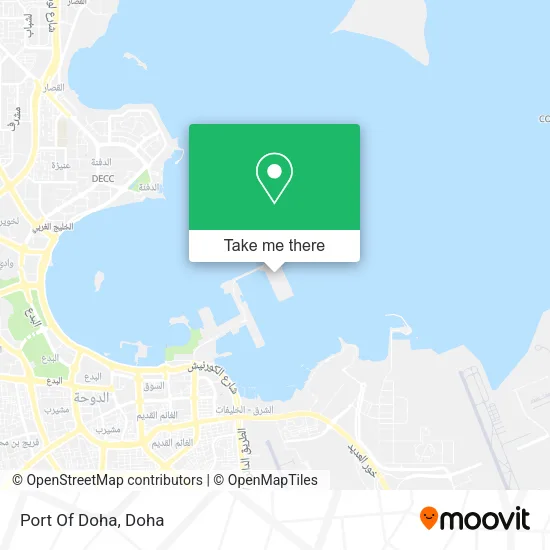 Port of Doha map