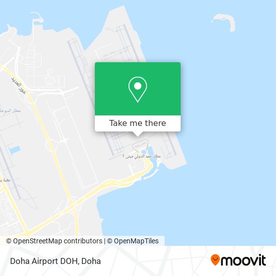 Doha Airport DOH map