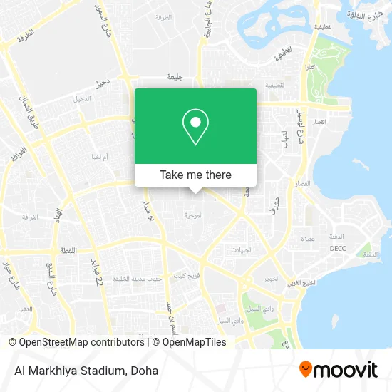 Al Markhiya Stadium map