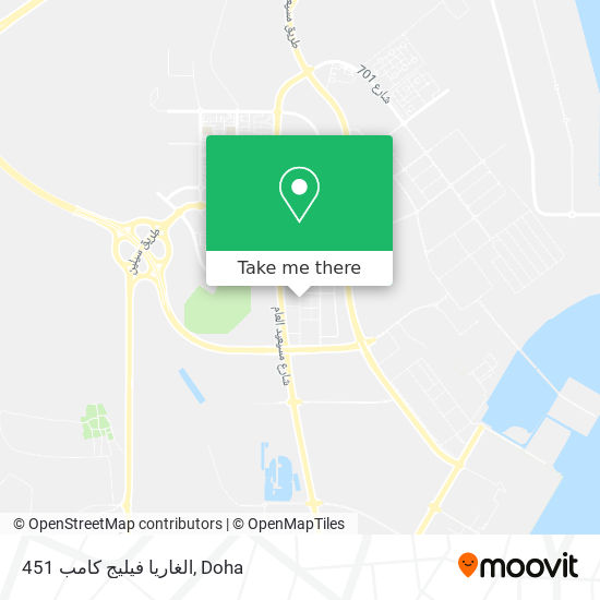 الغاريا فيليج كامب 451 map