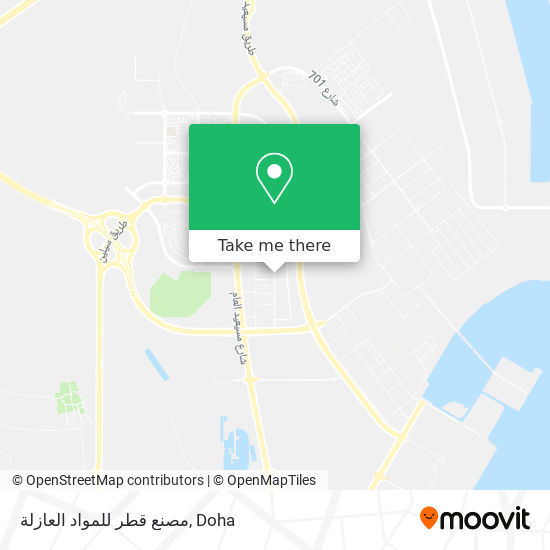 مصنع قطر للمواد العازلة map