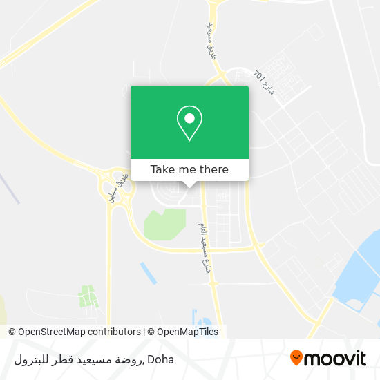 روضة مسيعيد قطر للبترول map