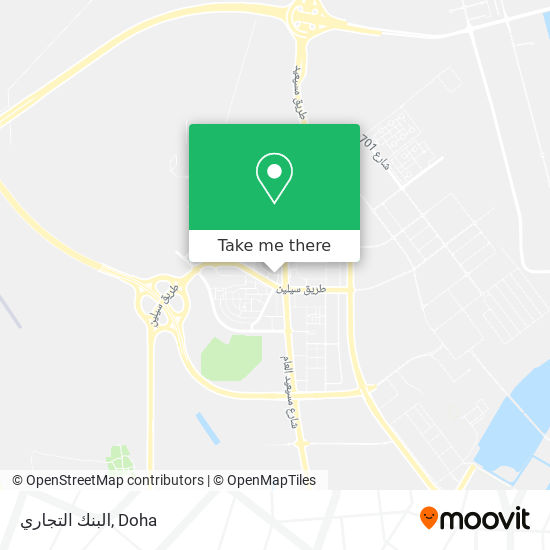 البنك التجاري map