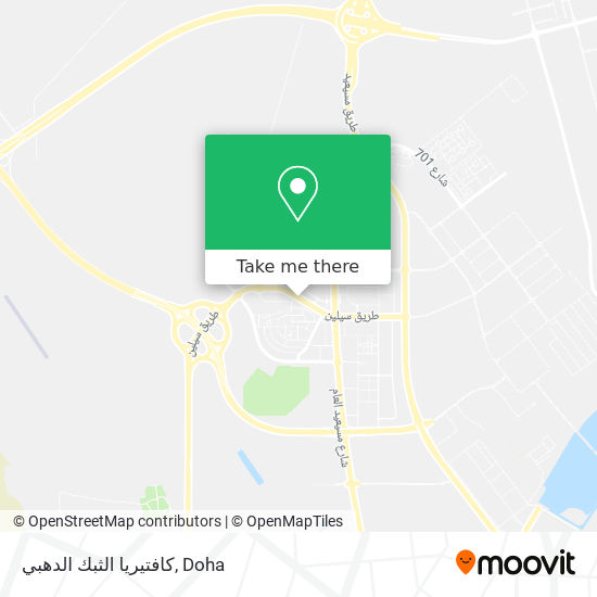 كافتيريا الثبك الدهبي map