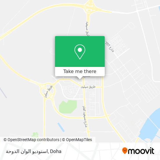 استوديو الوان الدوحة map