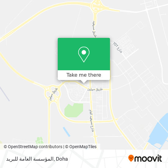 المؤسسة العامة للبريد map