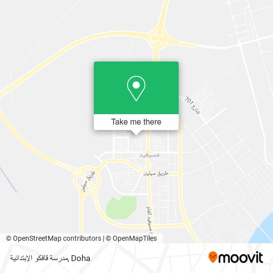 مدرسة قافكو الإبتدائية map