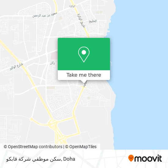سكن موظفي شركة قابكو map