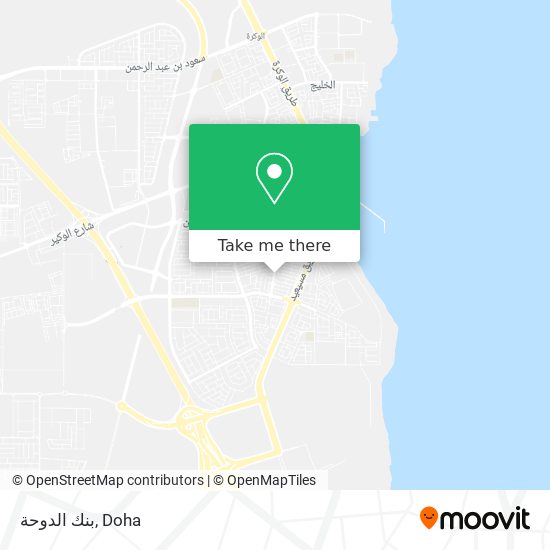 بنك الدوحة map