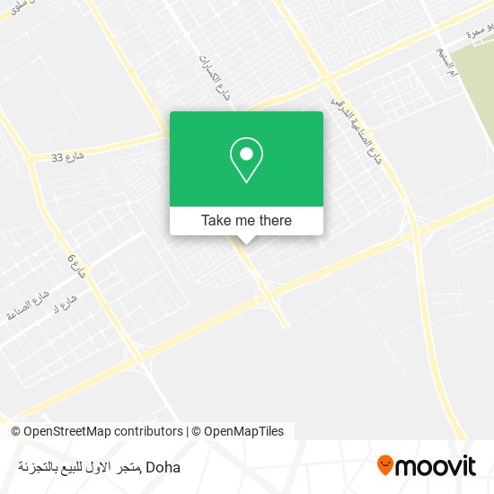 متجر الاول للبيع بالتجزئة map