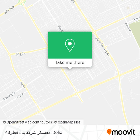 معسكر شركة بناء قطر43 map