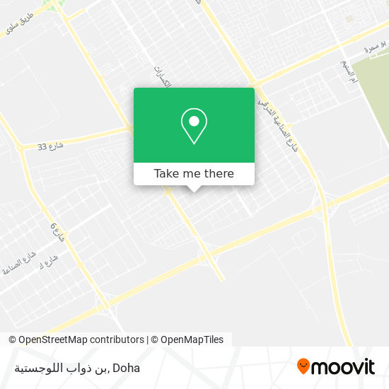 بن ذواب اللوجستية map