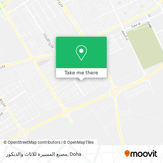 مصنع المسيرة للاثاث والديكور map