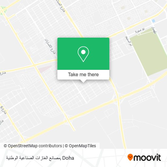مصانع الغازات الصناعية الوطنية map