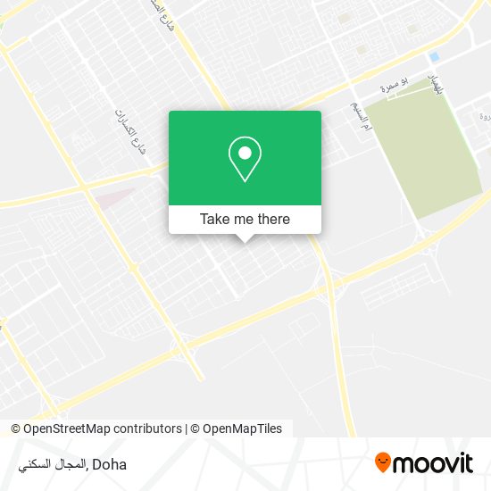 المجال السكني map