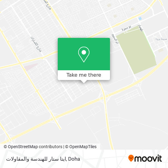 ايتا ستار للهندسة والمقاولات map