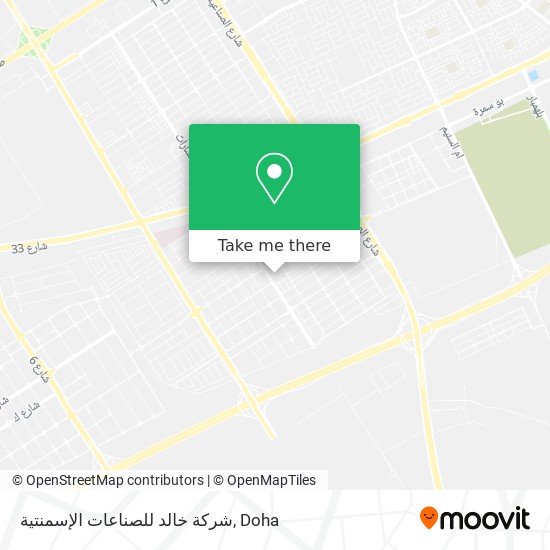 شركة خالد للصناعات الإسمنتية map