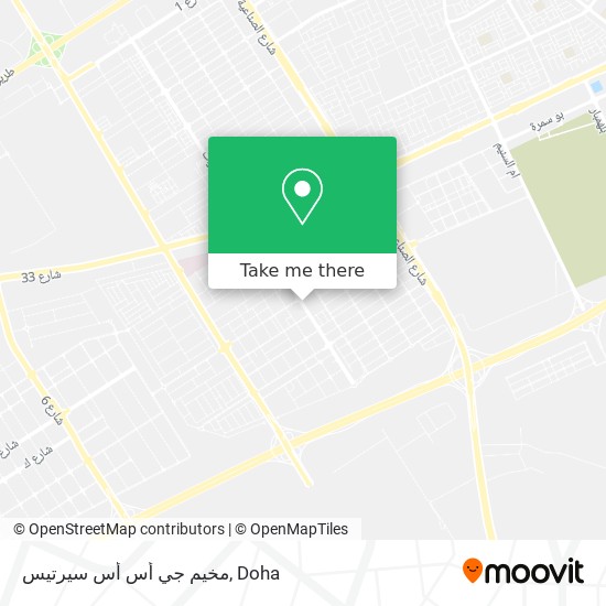 مخيم جي أس أس سيرتيس map