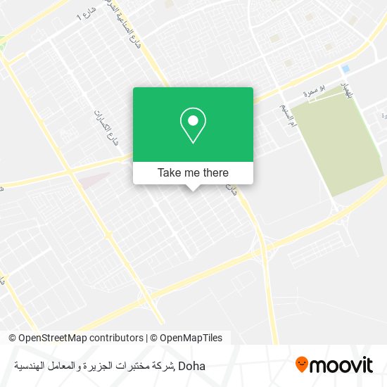 شركة مختبرات الجزيرة والمعامل الهندسية map