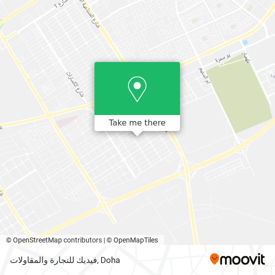 فيديك للتجارة والمقاولات map