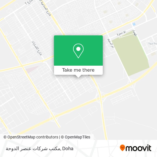 مكتب شركات عنصر الدوحة map