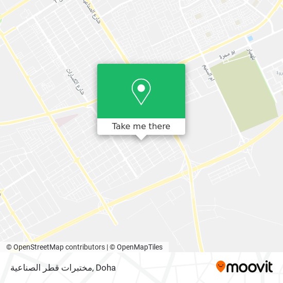 مختبرات قطر الصناعية map