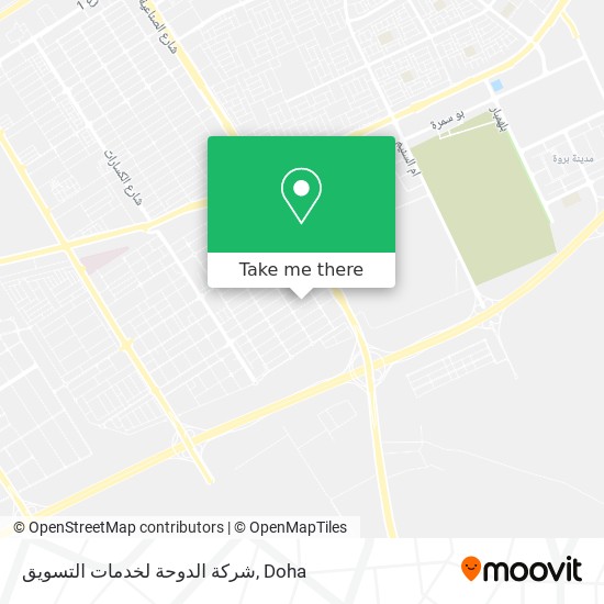 شركة الدوحة لخدمات التسويق map