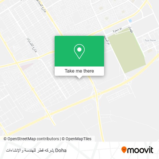 شركه قطر للهندسة والإنشاءات map